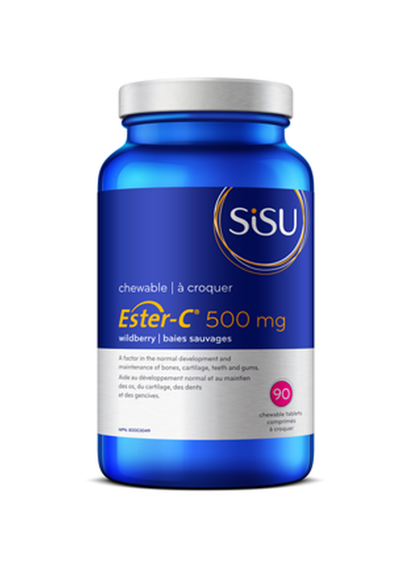 Sisu Wildberry Ester-C® 500mg 90 Chewable Tabs