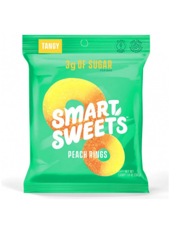 SmartSweets Peach Rings 50g