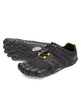 Load image into Gallery viewer, Vibram Fivefingers V-Trail 2.0 Women&#39;s, Black &amp; Yellow