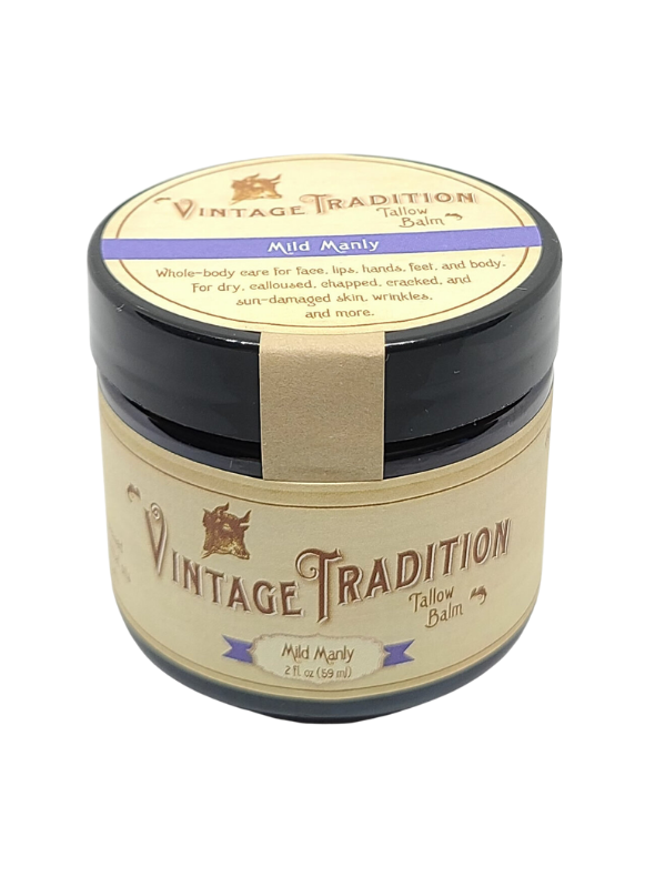 Vintage Tradition Mild Manly Tallow Balm 59ml
