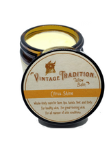 Load image into Gallery viewer, Vintage Tradition Citrus Shine Tallow Balm 59ml