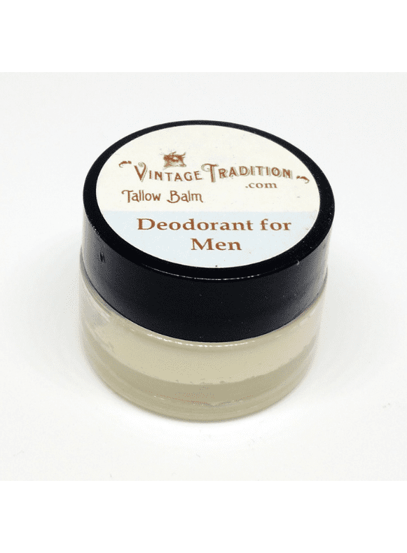 Vintage Tradition Natural Deodorant Tallow Balm for Men 7ml
