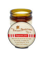Load image into Gallery viewer, Vintage Tradition Peppermint Stick Tallow Balm 266ml