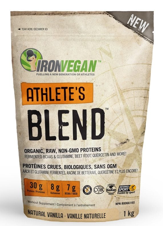 Iron Vegan Athlete's Blend Vanilla Vegan Protein 1kg