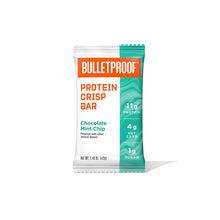 Load image into Gallery viewer, Bulletproof Protein Crisp Bar Chocolate Mint Chip 42g