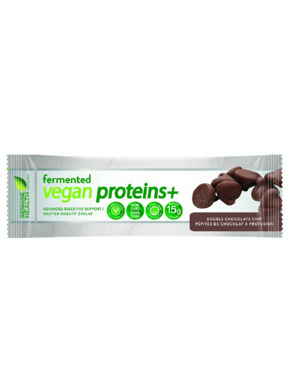Genuine Health Chocolate Chip Fermented Vegan Proteins+ Bar 55g
