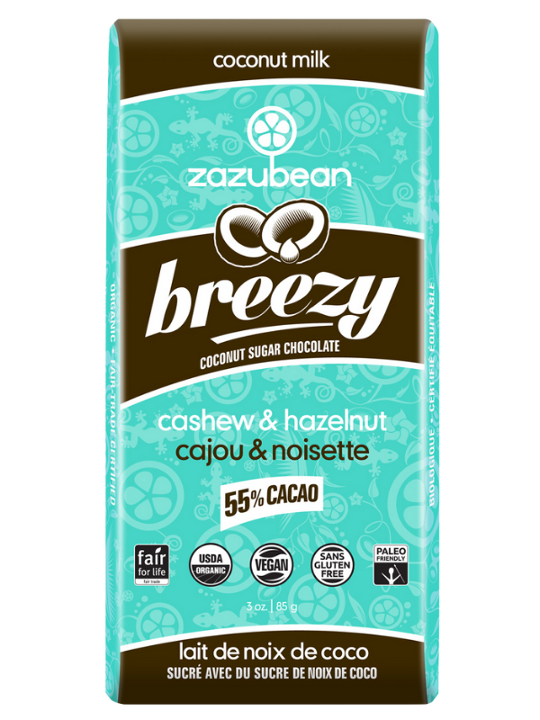 Zazubean Breezy Cashew & Hazelnut 85g