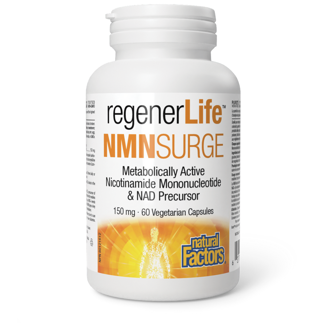 Natural Factors RegenerLife™ NMNSurge 60 Vegetarian Capsules