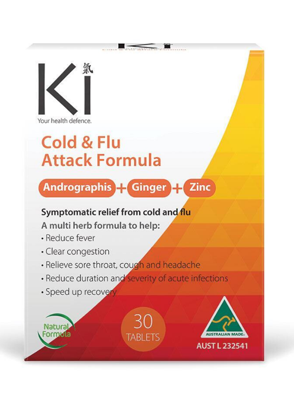 Ki Cold and Flu Attack Formula 30tabs