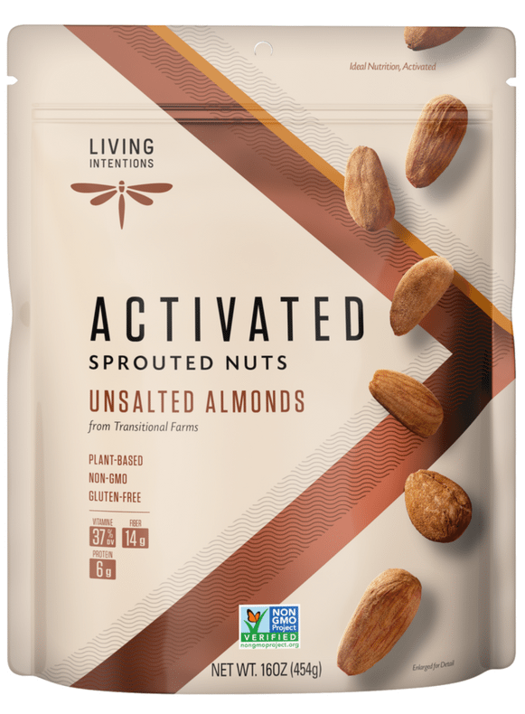 Living Intentions Activated Sprouted Almonds 454g