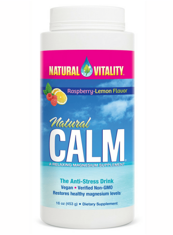 Natural Vitality Natural Calm Raspberry-Lemon 454g