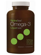 Load image into Gallery viewer, Ascenta NutraSea Omega-3 150 liquid gels