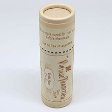 Load image into Gallery viewer, Vintage Tradition Vanilla Bean Tallow Lip Balm 15ml
