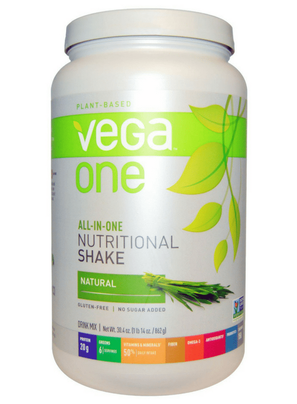 Vega One Nutritional Unsweetened Shake Natural 860g
