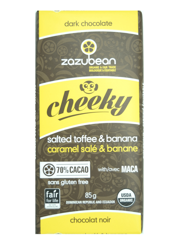 Zazubean Cheeky Salted Toffee & Banana 85g